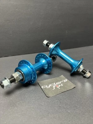 36H Sealed Low Flange Anodized Blue Alloy Bmx Bike Bicycle Hub Set Fit: Gt Haro - Image 1 of 4