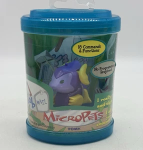 2002 Tomy BOB Mikropets sprachgesteuertes Sammlerstück Spielzeug 18 Befehle NEU - Bild 1 von 11