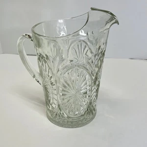 Jarra de vidrio Starburst vintage - Imagen 1 de 16