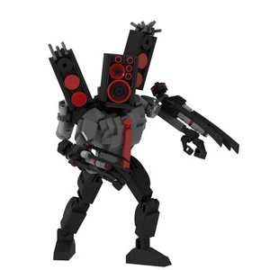 Skibidi Toilet Titan Elite Audio Man Building Blocks Model Puzzle Toys Gifts - Picture 1 of 10