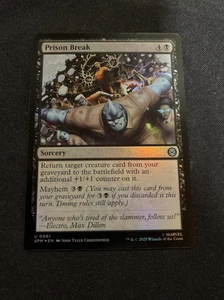 NM Foil Prison Break, MTG, Marvel's Spider-Man, Magic the Gathering, 61 - Picture 1 of 1