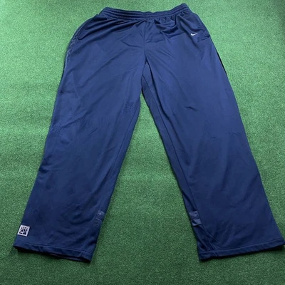 Pantalones deportivos Nike vintage para hombre 2XL azul marino bordados Swoosh Y2K pantalones holgados Foto 1 de 4