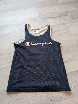 Camiseta sin mangas Champion de baloncesto talla mediana azul sin mangas Foto 1 de 4