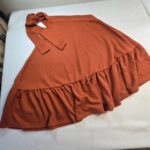 Free People XS Minikleid Herbst Autumn One Shoulder Taschen Boho Twee Coquette - Bild 1 von 8