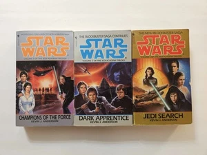 Star Wars: The Jedi Academy Trilogy Books 1-3 SET By Kevin Anderson - PB - 1994 - Bild 1 von 7