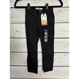 NWT Boys Levi's 510 Black Skinny Fit Jeans - Size 4 - Picture 1 of 3