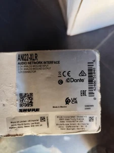 Shure ANI22-XLR Audio Network Interface with Dante - Zdjęcie 1 z 3