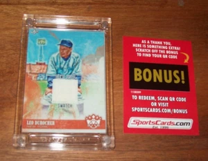 Maglia 2022 Fusion Baseball New York Mets Leo Durocher Gioco Usato Swatch Card - Foto 1 di 5