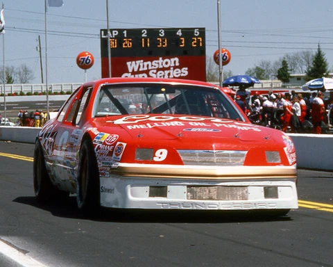 BILL ELLIOTT 1987 #9 COORS FORD AT MARTINSVILLE 20X16 GLOSSY POSTER PHOTO Cover