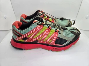 Salomon XR Mission 1 Trailschuhe Damen 9,5 rot grün Wandern Laufen Sneaker " - Bild 1 von 8