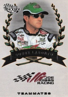2001 Press Pass NASCAR Racing Trackside Teammates #66 Bobby Labonte - Image 1 of 3