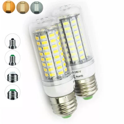 Led Corn Bulbs Lights Lamps E14 E27 B22 Gu10 G9 Pc/shell 5730smd 24ledss 69leds - Image 1 of 4