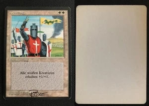 MTG German Press Check Rarer Than Artist Proof (est. 5 to 15 print run) CRUSADE - Picture 1 of 3