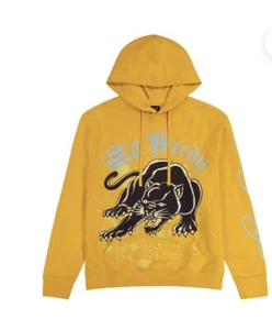 NEW Ed Hardy Crouching Panther Pullover Men's LARGE hoodie NWT - Picture 1 of 18