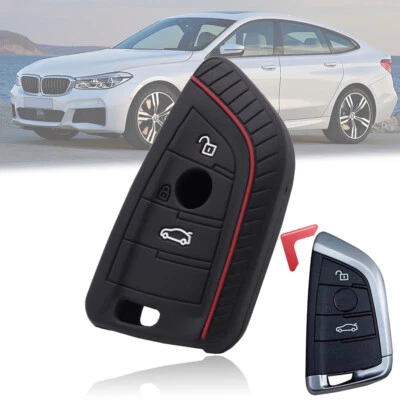 Car Key Fob Remote Cover Case Shell For BMW 1 2 3 4 5 6 7 X1 X2 X3 X4 X5 X6 2013 - Image 1 of 4