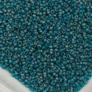 Toho kleine Perlen 15/0 blaue Zirkon Trans. Rainbow Matte 10g #167BDF 10647202 - Bild 1 von 1
