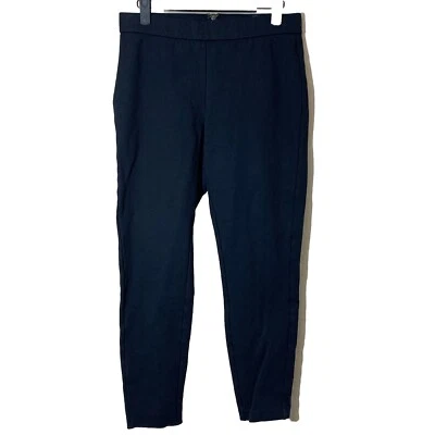 J.CREW Black Any day Pixie Stretch Ponte Skinny Ankle Pants BB458 Sz M - Image 1 of 4