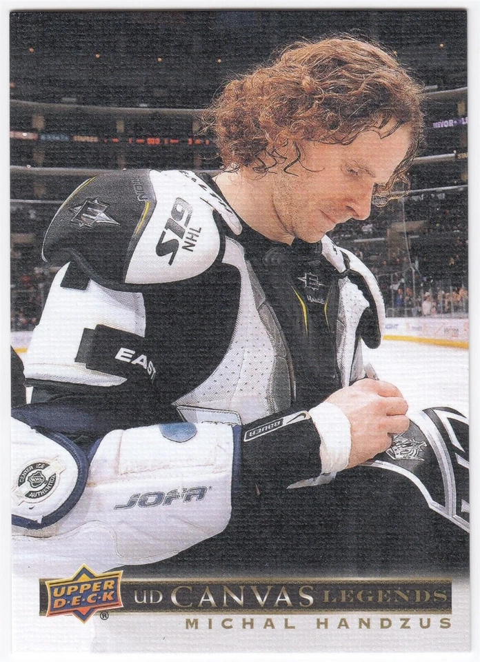 2020-21 SP Signature Edition Legends UD Canvas MICHAL HANDZUS #C-7 L.A. Kings - Image 1 of 1