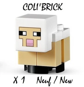 Lego Minecraft Minifig - L'agneau / Sheep Baby Lamb - White - minesheep08 NEW - Picture 1 of 1