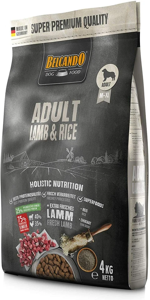 Belcando Adult Lamb & Rice Hundefutter 4kg|für empfindliche Hunde ab 1 Jahr - Bild 1 von 4