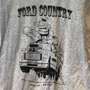 Ford country “You Call...We Haul” trucker tee Gray T Shirt Men’s Size XL - Picture 1 of 7
