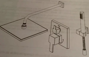Delta 342701-SP Shower System, 1.75GPM Shower, Brushed Nickel, Includes Rough-In - Picture 1 of 6