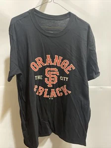 San Francisco Giants men’s orange and black fanatics shirt the city - Picture 1 of 4