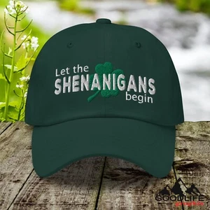 Día de San Patricio Let the Shenanigans Begin Lucky Ball Gorra Papá Sombrero para Hombres Mujeres - Imagen 1 de 26