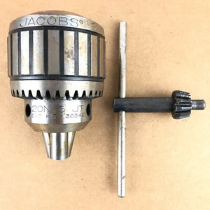 JACOBS 20N Heavy Duty Ball Bearing Super Chuck 3/8"- 1" Capacity with Chuck Key - Picture 1 of 10