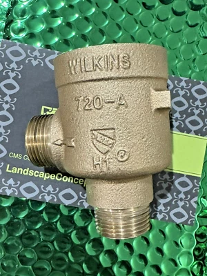 Zurn Wilkins 1” 720A Pressure Vacuum Breaker Body - Brass 720-a 1 in. Rebuild - Image 1 of 4