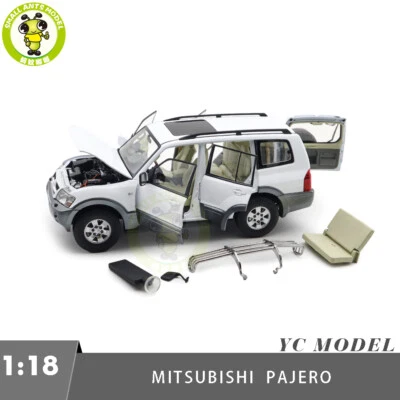1/18 Mitsubishi PAJERO V73 YC MODEL White Diecast Model Toy Car Gifts - Image 1 of 4