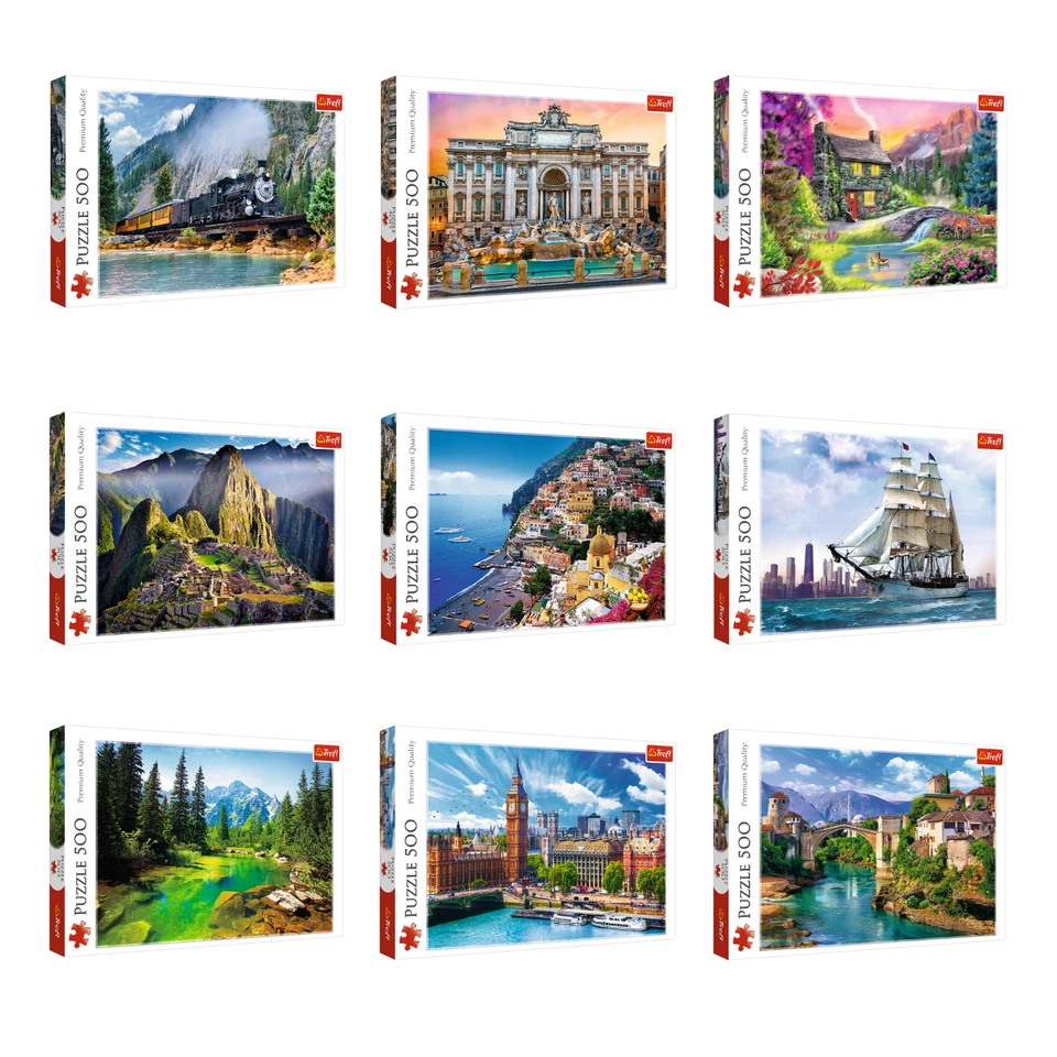 Trefl 500pc Large Kids Jigsaw Puzzle Games Landscapes Landmarks Art Nature NEW - Image 1 of 1