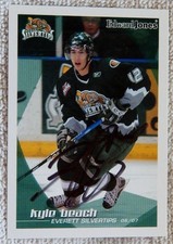 Chicago Blackhawks Kyle Beach Signed 2006-07 Everett Silvertips Card Auto