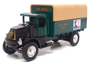 Matchbox 1/43 Scale YYM 38238 - 1920 Mack AC Postal Truck Green/Black - Picture 1 of 6