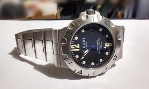 Bvlgari Diagono Scuba SD38S / mint dial / stainless steel bracelet / automatic - Picture 1 of 7