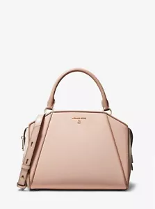 Michael Kors Cleo Bag Women's Pink Saffiano Leather Top Handle Satchel JDM1259 - Picture 1 of 10