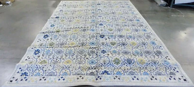 Tapete de encadernação de danos marfim/azul 10' x 14' preço reduzido 1172567456 EVK210C-10 - Imagem 1 de 3