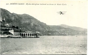 MONACO (G578)   postcard MONTECARLO - HYDRO-AEREOPLANE not travelled - Picture 1 of 2