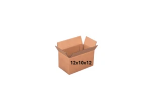 12" x 10" x 12" CARDBOARD BOX - SINGLE BOX - 200 lb - Picture 1 of 5