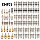 134pcs Assortment AC Shrader Valve Core&Tool For R134A Car Air Conditioning Kit