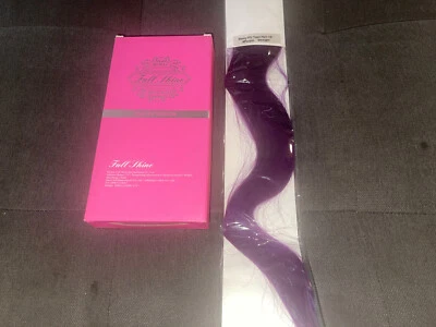 Cinta de cabello humano Full Shine en extensiones de cabello 18" PÚRPURA LISO. NUEVO Foto 1 de 3