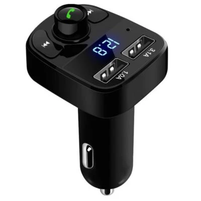 FM Transmitter KFZ Wireless Bluetooth Dual USB Auto Ladegerät für Handy Radio... - Bild 1 von 4