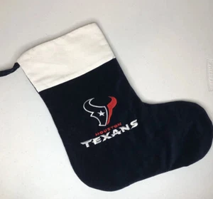 Medias de Navidad de los Houston Texans fútbol americano NFL vacaciones azul aterciopelado suave - Imagen 1 de 9