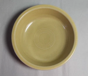 Fiestaware Soup Cereal Bowl Pale Yellow Homer Laughlin 7" - Picture 1 of 3