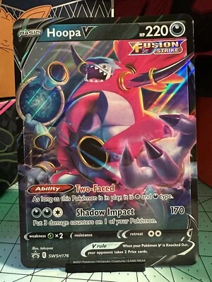 Hoopa V SWSH176 - Jumbo Card - NM - Image 1 of 2