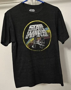 STAR WARS Men's Medium T-shirt Dark Gray Heather Black Medium - Picture 1 of 4