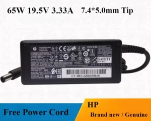 HP 65W 19.5V 3.33A Adapter for HP Prodesk 600 G1 G2 G3 G4 G5 G6 Charger 7.4mm - Picture 1 of 2