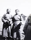 Two Girls At Sudjict Gung Mongolia 1913 OLD PHOTO