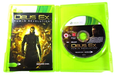 Deus Ex Human Revolution XBOX 360 MA15+ PAL R4 2010 Microsoft + Manual Tested - Image 1 of 4