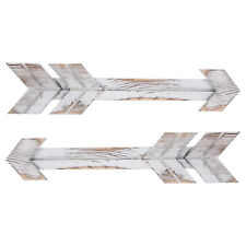 Wooden Arrows Sign 16.7 Inch Farmhouse Signpost 2 Decor With 4 Non‑Trace Nails